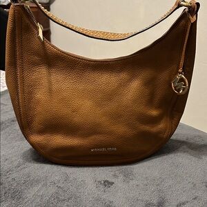 Michael Kors Tan Leather Hobo Bag